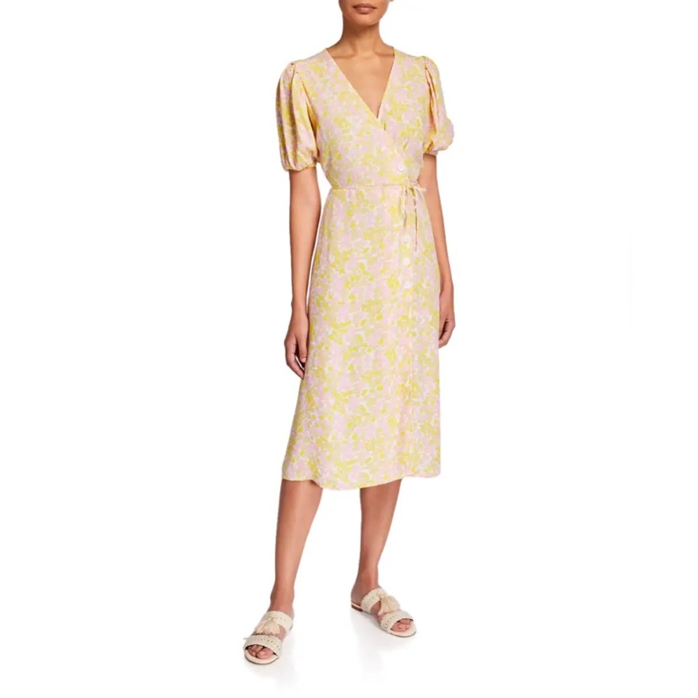 Faithfull the brand Fran Midi wrap dress